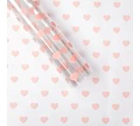 Lot de 20 feuilles de cellophane transparent - Papier cadeau - Film cellophane pour fleurs, paniers-cadeaux - 58 cm x 58 cm