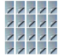 Lot de 20 feuilles de papier autocollant facile à utiliser 4 autocollants en vinyle imperméable imprimable