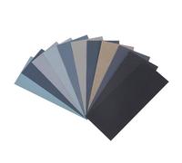 Lot de 20 feuilles de papier de verre humide et sec, grain 800 à 5000, papier abrasif fin pour le ponçage des murs, du bois, des meubles, des voitures (23 x 9,3 cm)