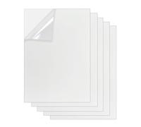Lot de 20 feuilles de papier holographique autocollant, Format A4 (21 x 30 cm), vinyle waterproof pour photo scrapbooking DIY(Transparent)
