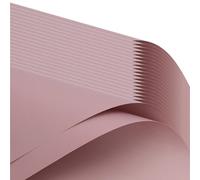 Lot de 20 feuilles de papier kraft de couleur unie pour arrangements floraux et emballages - Papier d'emballage pour bouquet floral