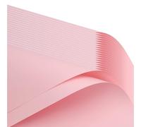 Lot de 20 feuilles de papier kraft de couleur unie pour arrangements floraux et emballages - Papier d'emballage pour bouquet floral