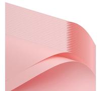 Lot de 20 feuilles de papier kraft de couleur unie pour arrangements floraux et emballages - Papier d'emballage pour bouquet floral