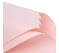 Lot de 20 feuilles de papier kraft de couleur unie pour arrangements floraux et emballages - Papier d'emballage pour bouquet floral