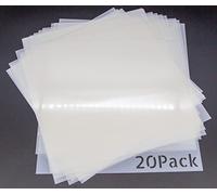 Lot de 20 feuilles de papier Mylar de 7,5 mm, 30,5 x 30,5 cm pour Cricut, découpe laser, gabarit en plastique pour matelassage, feuilles vierges en plastique pour travaux manuels, feuilles de pochoir