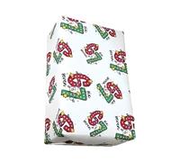 Lot de 20 feuilles de papier pour emballage de cadeaux pour fêtes de Noël, tradition familiale, célébration, famille, festival, compa