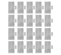 Lot de 20 feuilles de toile en maille en plastique pour l'artisanat de broderie, toile en toile de toile de toile de toile de toile de toile de toile de toile en plastique pour femmes