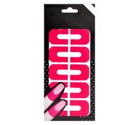 Lot de 20 feuilles/paquet de bandes adhésives pour ongles - Faciles à utiliser - Pour la peinture de nail art
