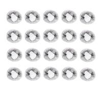 Lot de 20 filets à cheveux pour chignons en maille élastique invisible
