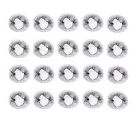 Lot de 20 filets à cheveux pour femme - Filet à cheveux pour chignons - Invisible - Filet élastique en maille élastique