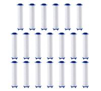 Lot de 20 Filtre pour Pommeau de Douche de Amovible, 6,5 cm Filtre Douche en Coton PP Anti-calcaire pour Douchette, Cartouche Filtrante Douchette Remplaçable