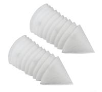 Lot de 20 filtres coniques d'échappement - Longueur approximative : 180 mm - G4 - Pour DN125