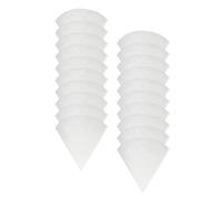 Lot de 20 filtres coniques DN125, filtre G4, système de ventilation, longueur : 180 mm, filtre conique, épaisseur : environ 8 mm, tapis filtrant pour systèmes de ventilation, convient pour les valves