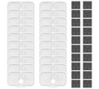 Lot de 20 filtres de rechange pour fontaine à eau pour chat, compatibles avec Petlibro Dockstream 2,5 L, filtres de fontaine à eau pour chat PLWF005/PLWF105/PLWF115/PLWF305, filtres silencieux pour