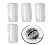Lot de 20 filtres d'évier anti-obstruction - Cache-bonde de douche - Convient pour douche, baignoire, siphon de sol, évier, cave, lavabo, restaurant, hôtel, résidence