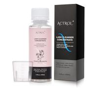 Lot de 20 flacons de nettoyant concentré pour cils - 100 ml - Fleurs de cerisier - Shampooing moussant professionnel - Sans parabène ni sulfate - Pour salon de beauté