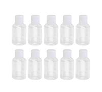 Lot de 20 flacons vides en plastique d’échantillons avec couvercle à rabat pour émulsion de gel de 50 ml