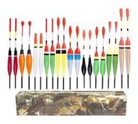 Lot de 20 flotteurs de pêche fabriqués à partir de bois de balsa 10 ou 20 pièces pour la pêche côtière et les scénarios de pêche en bateau