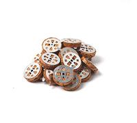 Lot de 20 flotteurs ronds en liège avec poignée pour lampes de veillée - Bougies flottantes, coin de prière, autel de maison