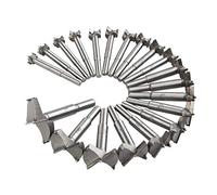 Lot de 20 forets Forstner de 14 à 50 mm pour le travail du bois, le centrage automatique, le métal dur, outils de découpe du bois