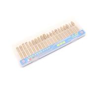 Lot de 20 fraises diamantées avec tige de 6 mm, accessoires rotatifs pour bois, pierre, verre, sculpture de bijoux, gravure, polissage, coupe - Doré