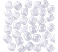 Lot de 20 glaçons réutilisables en plastique sans BPA, refroidit les boissons sans dilution, faux glaçons lavables pour cocktails, vin, bière ou café, faciles à utiliser