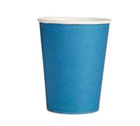 Lot de 20 gobelets en carton (255 g) - Couleurs unies pour anniversaire