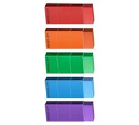 Lot de 20 gommes en forme de fruit - Composant spécifique - Collecte les débris - Utilisation scolaire efficace - Gomme en forme de fruit