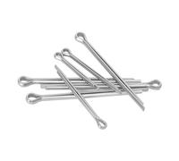 Lot de 20 goupilles fendues M4 x 60 mm, clips de goupille d'attelage, broches fendues pour système de verrouillage de goupille de remorque, clips de fixation en acier inoxydable 304, grand clip de