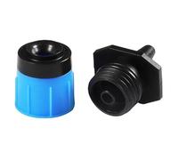 Lot de 20 goutteurs d'arrosage en polypropylène personnalisable de 4 mm pour systèmes d'irrigation goutte à goutte avec débit personnalisable à 8 trous (0 à 120 L/H) Pression de 3 kg Compatible avec