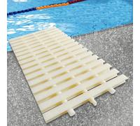 Lot de 20 grilles de drainage de piscine, couvercle de vidange de douche pour allée et balcon, grille d'égout épissée