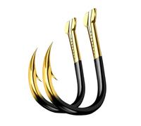 Lot de 20 hameçons pêche Simples, barbelés, colorés, en Alliage tungstène, for la à Carpe au Bord du lac(7 UK)