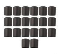 Lot de 20 housses de pieds de chaise en caoutchouc pour prévenir les rayures et réduire le bruit - Compatible avec plusieurs tailles et formes de pieds de meubles (10 mm)
