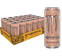 Lot de 20 Housses de siège de Toilette Monster Energy Ultra Peachy Keen,无糖能量饮料,16盎司(473克)(24瓶装