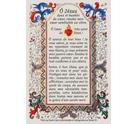 Lot de 20 images prière - Sacré-Coeur: Ô Jésus doux et humble de coeur