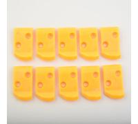 Lot de 20 inserts de protection en nylon pour changement de pneu, design de doigt et triangle pour équipement Corghi Hunter
