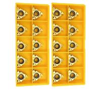 Lot de 20 inserts en carbure 16ER AG60 pour support de tour SER1616H16 utilisés dans le tournage à haute efficacité des aciers au carbone moyens