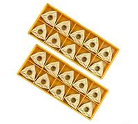 Lot de 20 inserts en carbure WNMG080404MA pour poignée d'outil de tour CNC, insert de tournage MWLNR avec forte adhérence et résistance, adaptés à différents types de métaux