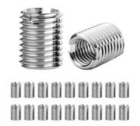 Lot de 20 Inserts Filetés M8 vers M6 Kit de Réparation de Filetage En acier Inoxydable 15 mm Long pour la réparation des filetages
