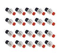 Lot de 20 interrupteurs à bouton-poussoir pour Arduino - 6 mm - Taille | Parfait pour les projets Arduino, le modélisme, le contrôle de la lumière, les circuits de porte, installation facile dans