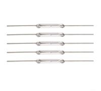 Lot de 20 interrupteurs à lames en verre 2 x 14 mm normalement ouvert 10 W 100 VDC 2 broches capteur magnétique pour projets IoT et applications basse tension