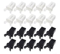 Lot de 20 interrupteurs autobloquants de rechange pour poubelle compatibles avec les mécanismes de couvercle tactile et fermoir de poubelle commun