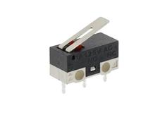 Lot de 20 interrupteurs de fin de course C NO NC 3 broches PCB 1 A 125 V, levier à arc à rouleau, action rapide, interrupteurs à souris(HANDLE 1A 125V,500PCS)