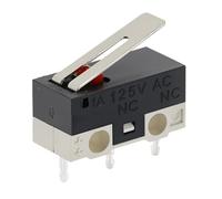 Lot de 20 interrupteurs de fin de course C NO NC 3 broches PCB bornes SPDT 1 A 125 V levier à arc à galet action rapide interrupteurs à souris à poussoir(HANDLE,20PCS)