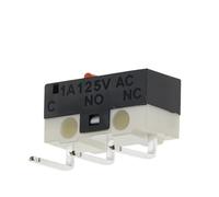 Lot de 20 interrupteurs de fin de course C NO NC 3 broches PCB bornes SPDT 1 A 125 V levier à arc à rouleau action rapide interrupteurs à souris à poussoir(BENT FOOT-1,100PCS)