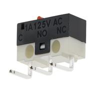 Lot de 20 interrupteurs de fin de course C NO NC 3 broches PCB bornes SPDT 1 A 125 V levier à arc à galet action rapide interrupteurs à souris à poussoir(BENT FOOT-1,20PCS)