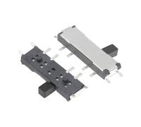 Lot de 20 interrupteurs miniatures à glissière MSK-13C01, 8 broches, 1P3T SP3T ON-ON-ON, angle droit, CMS/SMT, PCB, hauteur 1,50 mm