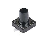 Lot de 20 interrupteurs tactiles 12 x 12 x 13 mm, micro-interrupteur à bouton-poussoir 12 x 12 x 13 mm, interrupteur électronique à clé