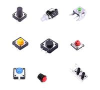 Lot de 20 interrupteurs tactiles TD-1806SR-8.0H-250 SMD, 6 x 6 mm, 6 x 6 x 8 mm, interrupteur tactile vertical étanche