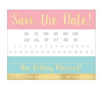 Lot de 20 invitations Save the Date d'Amscan - 4"""" x 6""""